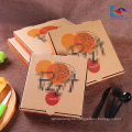 High Strong custom logo Corrugated Pizza Caja de papel